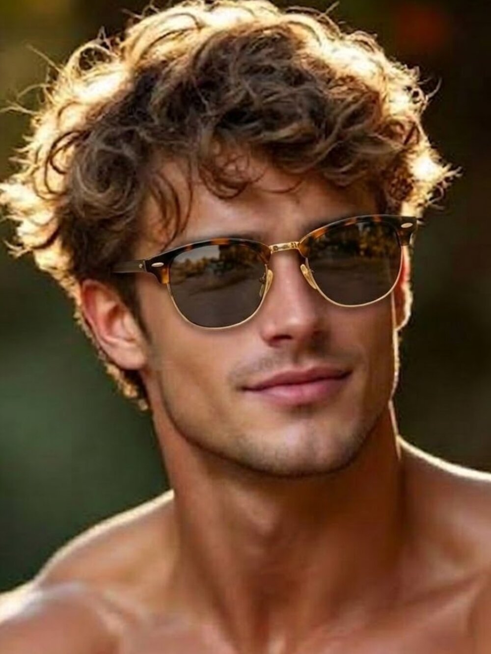 Foster Grant Men's Clubmaster Tortoise Sunglasses compared to Rayban classic NWT